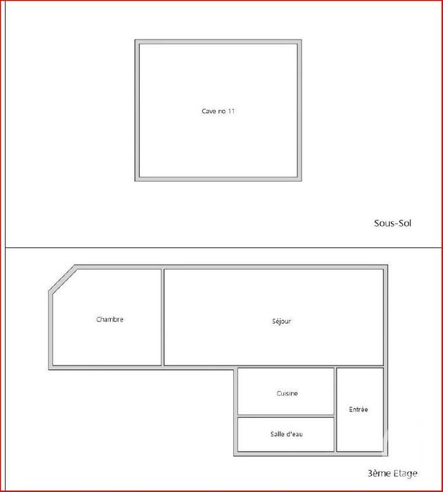 Appartement à vendre - 2 pièces - 28.2 m2 - PARIS - 75010 - ILE-DE-FRANCE - Century 21 Magenta La Fayette
