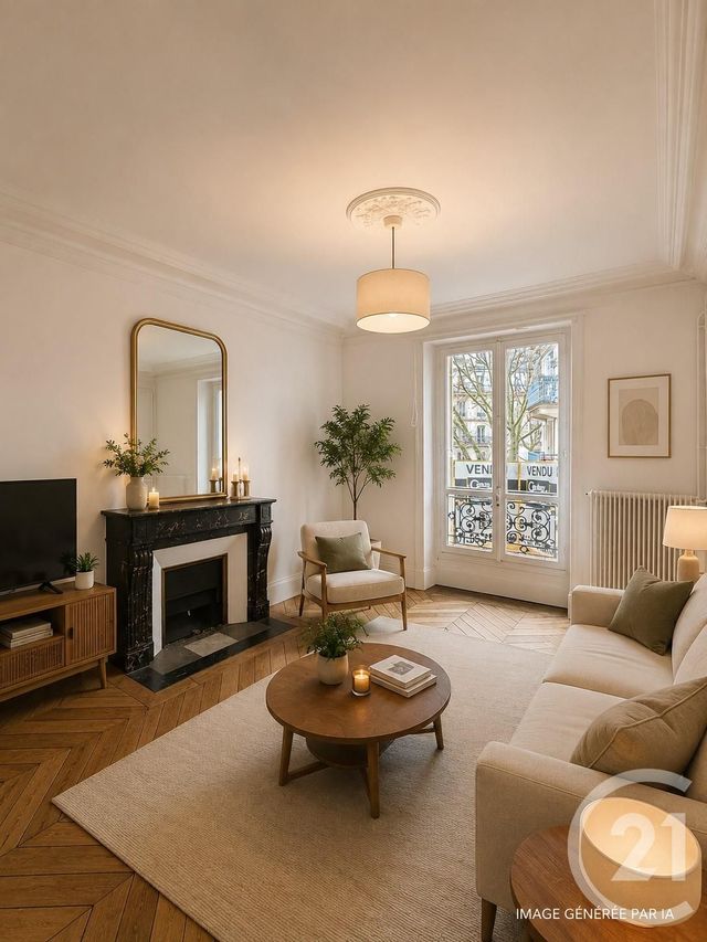 Appartement F3 à vendre - 3 pièces - 48.26 m2 - PARIS - 75010 - ILE-DE-FRANCE - Century 21 Magenta La Fayette