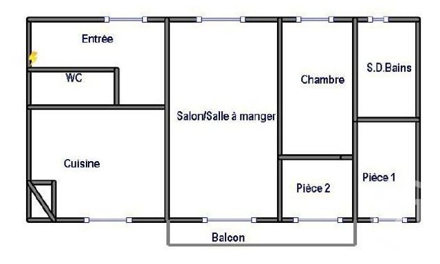 Appartement F3 à vendre - 4 pièces - 64.6 m2 - PARIS - 75010 - ILE-DE-FRANCE - Century 21 Magenta La Fayette