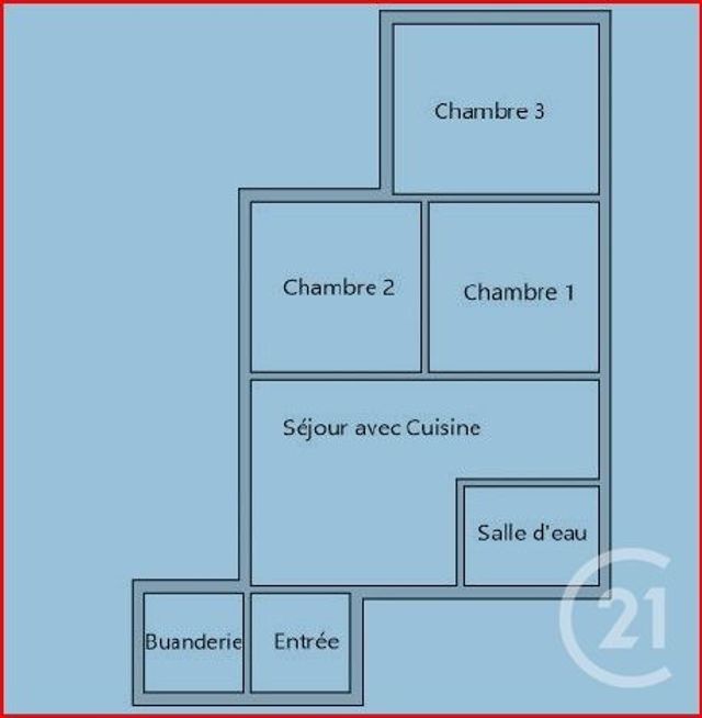 Appartement F4 à louer - 4 pièces - 64.0 m2 - CHARENTON LE PONT - 94 - ILE-DE-FRANCE - Century 21 Magenta La Fayette