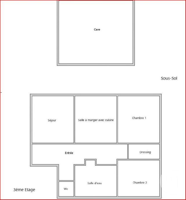 Appartement F4 à vendre - 4 pièces - 86.1 m2 - PARIS - 75010 - ILE-DE-FRANCE - Century 21 Magenta La Fayette