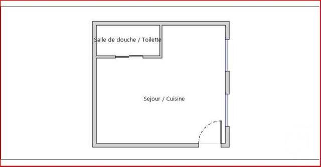 Appartement F1 à vendre - 1 pièce - 15.0 m2 - PARIS - 75018 - ILE-DE-FRANCE - Century 21 Magenta La Fayette