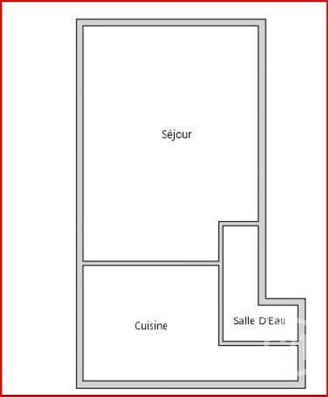 Appartement T1 à vendre - 1 pièce - 16.1 m2 - PARIS - 75020 - ILE-DE-FRANCE - Century 21 Magenta La Fayette